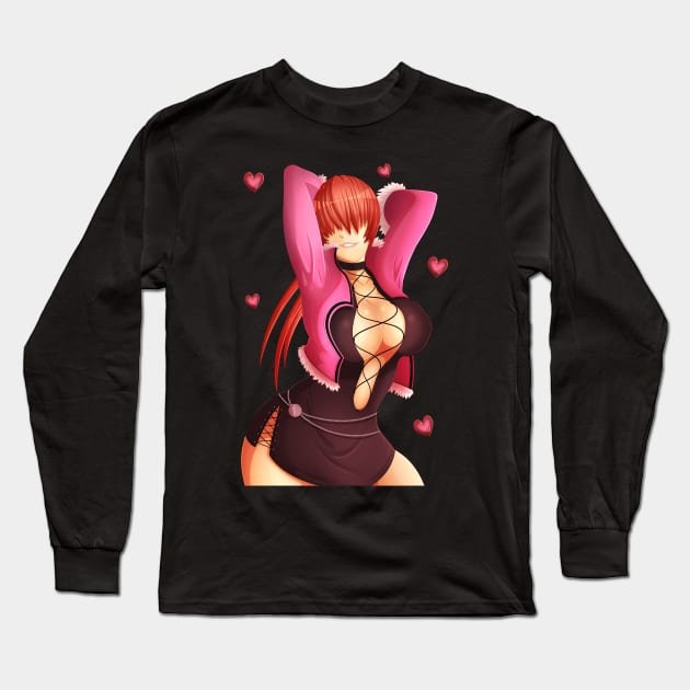 Shermie Long Sleeve T-Shirt by SenpaiLove